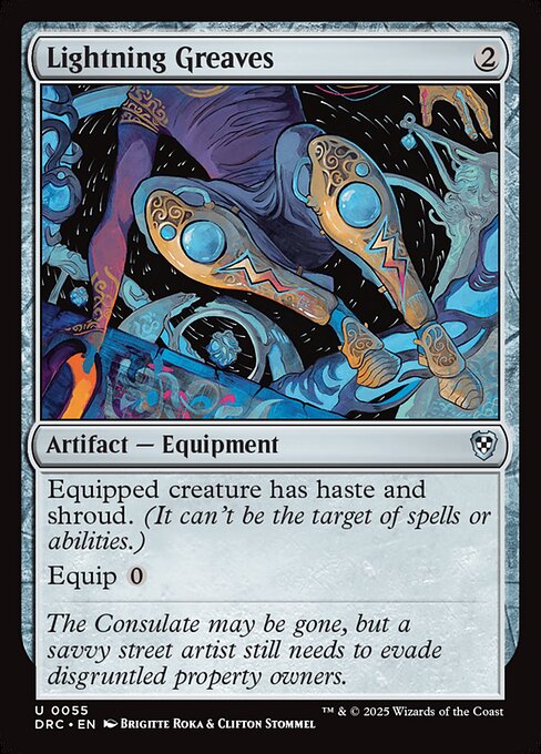 Lightning Greaves - Rosetta - Flesh & Blood TCG - FaB Foundry